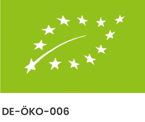 EU-Bio-Siegel mit Kontrollnummer DE-ÖKO-006